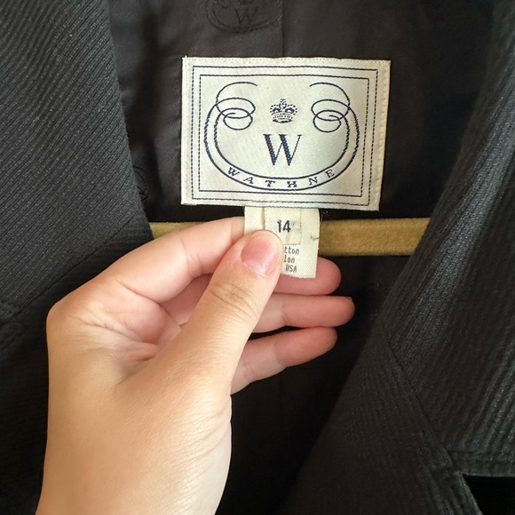 Vintage Wathne black coat - Picture 2 of 5